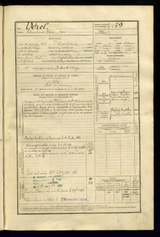 Vèrel, Adrien Ernest Désiré