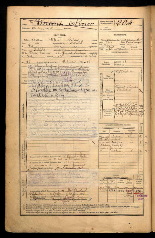 Vincent Olivier, Arthur Asaël