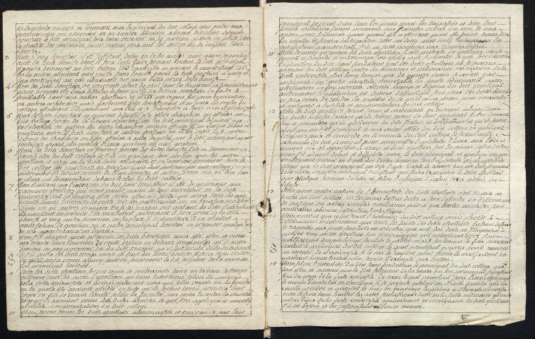 Manuscrit Jobey sur l'histoire d'Orbec...