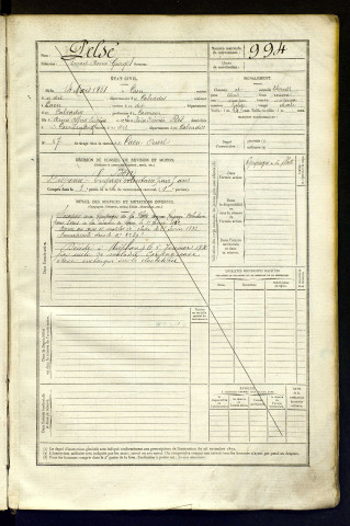 Pelsé, Ernest Aimé Georges