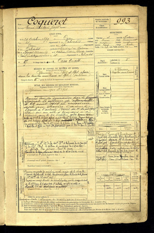 Coqueret, Maxime Paul Marie