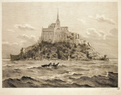 Vue générale du Mont St Michel. Par H. Voisin