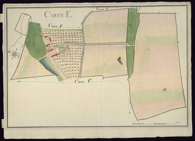 Carte E (plans n° 53 et 54)