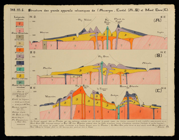 MASSIF CENTRAL, géologie.