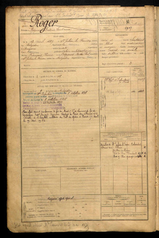 Roger, Raymond Frédéric Louis