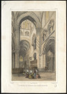 Saint-Pierre-sur-Dives, intérieur de l'abbaye, par F.Thorigny
