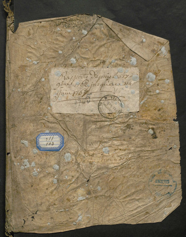 17 novembre 1762-14 juin 1765