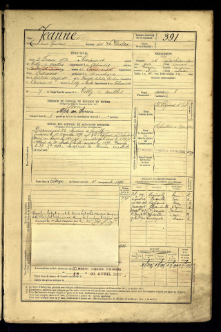 Jeanne dit Le Peulier, Louis Gustave