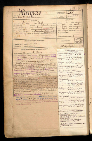 Maupas, René Aristide Arsène