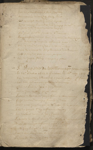 Exercice de Me Lechien (23 juin-1672-16 mai 1708)