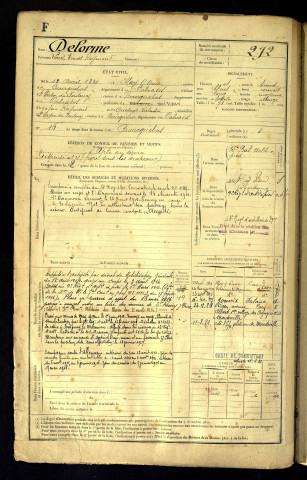 Delorme, Louis Ernest Raymond