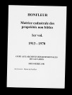 matrice cadastrale des propriétés non bâties, 1913-1970, 1er vol. (folios 1-500)