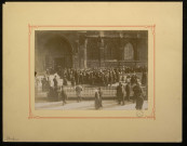 Le dimanche des rameaux à l'église Saint-Pierre de Caen, par M. Morice. Photographie gagnée à la tombola de l'Exposition de photographie de 1893.