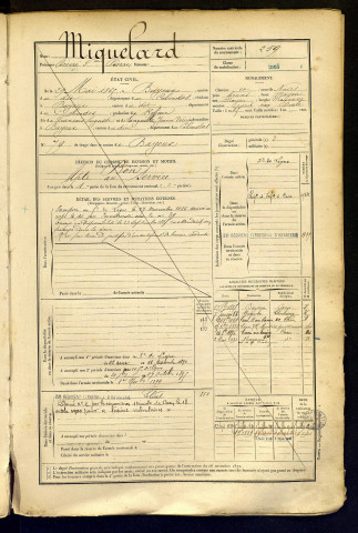 Miquelard, Désiré François Pierre