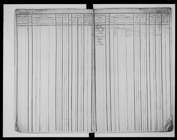 matrice cadastrale des propriétés foncières (bâties et non bâties), 1824-1913, 3e vol. (folios 1296-1943)