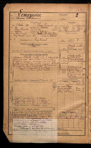 Lemazurier, Armand Félix Alexandre