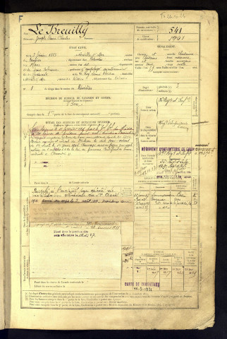 Le Breuilly, Joseph Désiré Charles