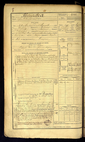 Meurdra, Eugène Arthur Evremond