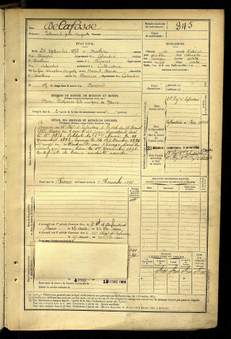 Delafosse, Edmond Jules Auguste