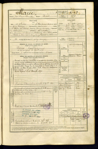 Marie dit Louvet, Jean François Clarendon