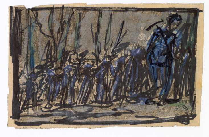 Retour de Kommando (dessin n°8).