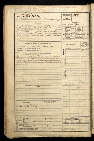 Chénet, Robert René Gustave