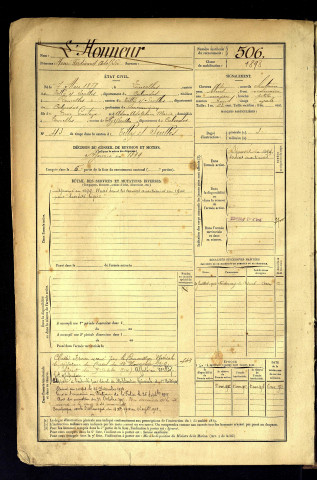 L'Honneur, Henri Ferdinand Adolphe