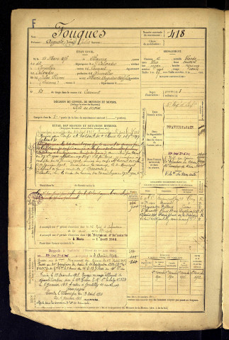 Fouques, Auguste Louis Jules