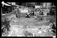 Vues du chantier de construction dans l'îlot 7 (photos n°470, 471, 840, 843, 844, 879)