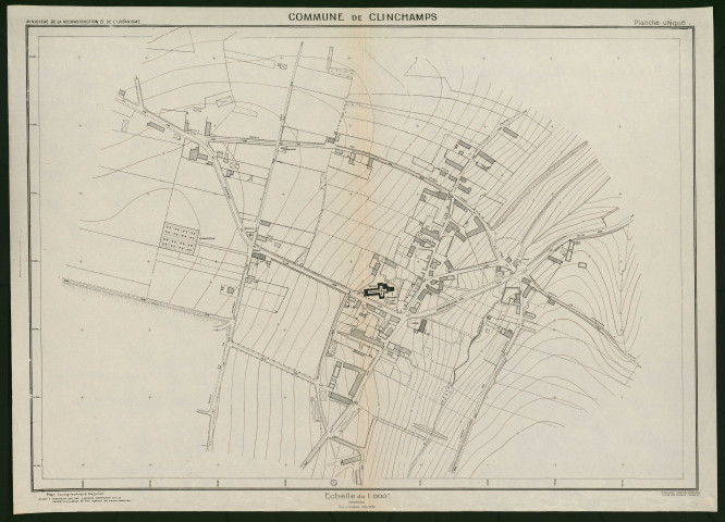 Plans topographiques de Clinchamps