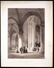 Intérieur de la cathédrale à Coutances (Manche). Par Chapuy, Mathieu et Bayot
