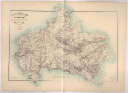 Carte topographique des cantons Est et Ouest de Falaise par Simon, géomètre en chef du cadastre