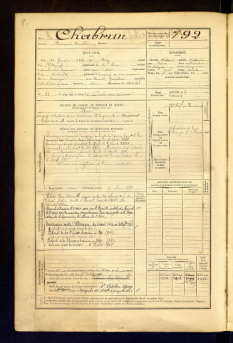 Chabrun, François Amédée