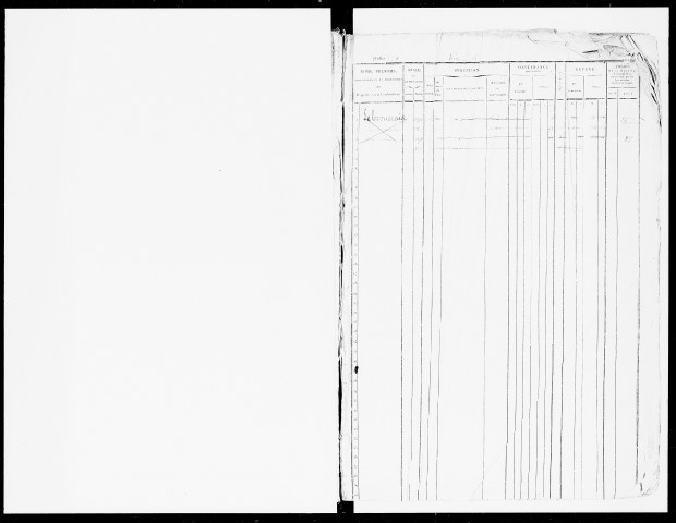 matrice cadastrale des propriétés foncières (bâties et non bâties), 1835-1913, 2e vol. (folios 577-1152)