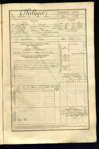 Philippe dit Adam, Alexandre Léon