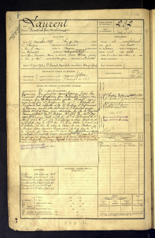 Laurent, Pierre Emile Henri Marie Emmanuel