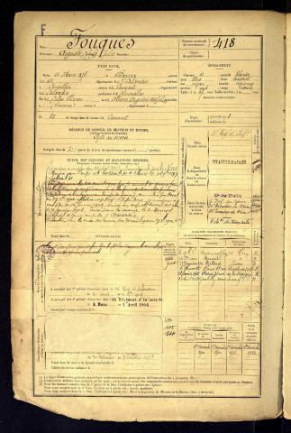 Fouques, Auguste Louis Jules