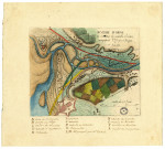 Rivière d'Orne des carrières de Ranville à la mer, caustographie de Pierre-Joachim Langlois (1759-1830) de Bayeux.
