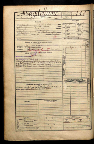 Magdelaine, Maurice Henri Gabriel