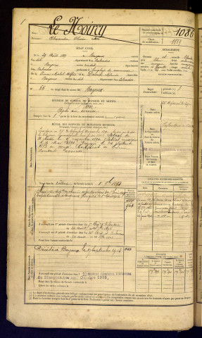 Le Noircy, Alexandre Olivier