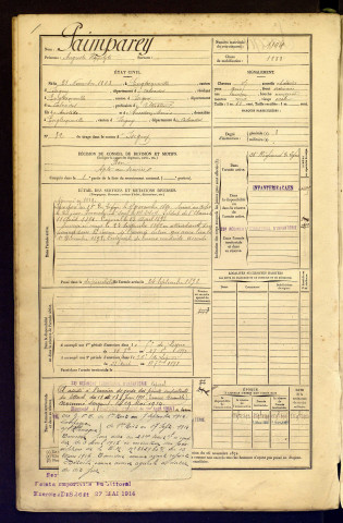 Paimparey, Auguste Hippolyte