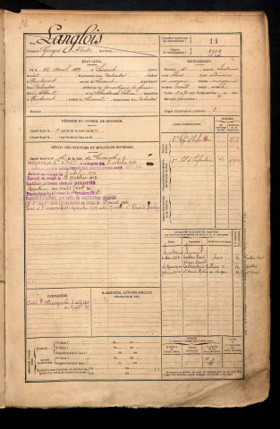 Langlois, Georges Alcide