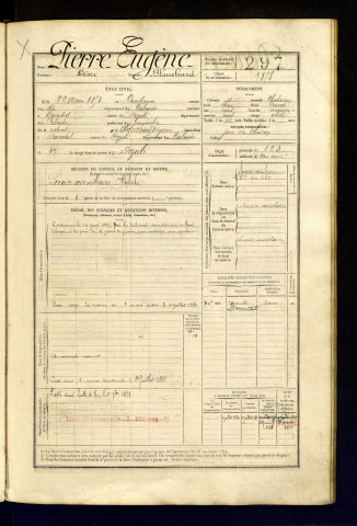 Pierre Eugène dit Blanchard, Désir