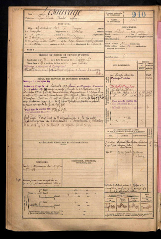 Lesauvage, Jean Pierre Charles