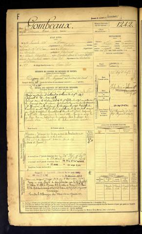 Gombeaux, Etienne Marie Jules