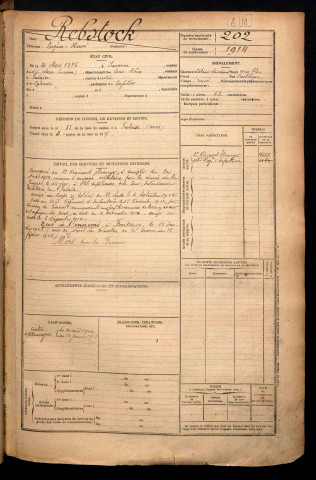 Rebstock, Eugène Henri