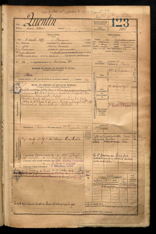 Quentin, Louis Albert