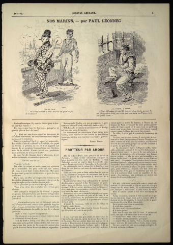 Journal amusant, journal illustré d'images, comique, critique, satirique (Le)