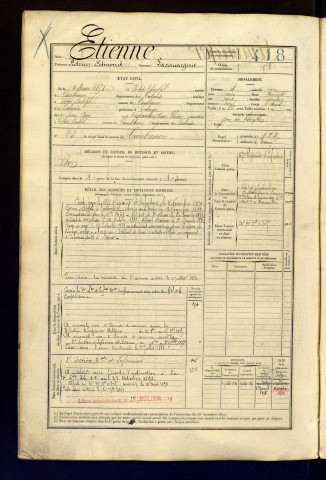 Etienne dit Lasauvagerie, Adrien Edmond