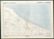 Plan topographique de (Saint-Laurent-sur-Mer, Vierville-sur-Mer...)